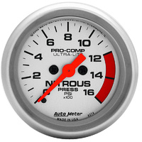 Auto Meter Ultra-Lite Series Nitrous Pressure Gauge AU4374