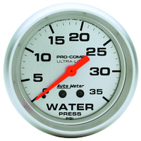 Auto Meter Ultra-Lite Series Water Pressure Gauge AU4407