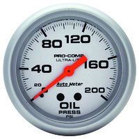 Ultra-Lite Series Oil Pressure Gauge (AU4422)
