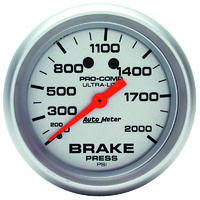 Ultra-Lite Series Brake Pressure Gauge (AU4426)