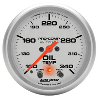 Auto Meter Ultra-Lite Series Oil Temperature Gauge AU4440