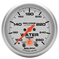 Auto Meter Ultra-Lite Series Water Temperature Gauge AU4454