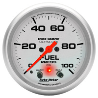 Auto Meter Ultra-Lite Series Fuel Pressure Gauge AU4472