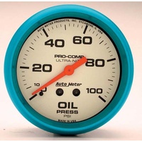 Auto Meter Ultra-Nite Series Oil Pressure Gauge AU4521