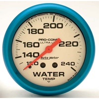Auto Meter Ultra-Nite Series Water Temperature Gauge AU4532