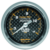 Carbon Fiber Series Fuel Pressure Gauge (AU4711)