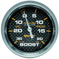 Carbon Fiber Series Boost/Vacuum Gauge (AU4801)