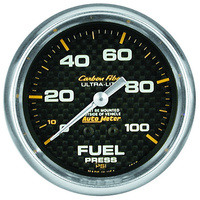 Carbon Fiber Series Fuel Pressure Gauge (AU4811)