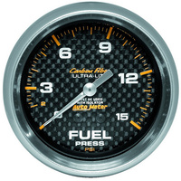 Carbon Fiber Series Fuel Pressure Gauge (AU4813)