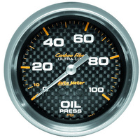 Carbon Fiber Series Oil Pressure Gauge (AU4821)