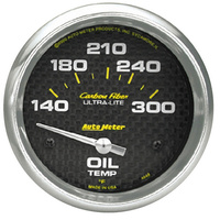 Carbon Fiber Series Oil Temperature Gauge (AU4848)