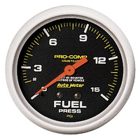 Auto Meter Pro-Comp Series Fuel Pressure Gauge AU5411