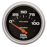 Auto Meter Pro-Comp Series Oil Pressure Gauge AU5427