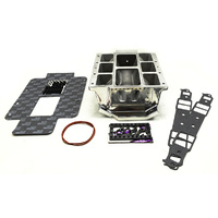 Competition Blower Manifold Satin - Suit SB Chev With Large Port & Burt Pannel