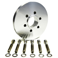 Accessory V-Pulley - Suit BB Chev With 6-Bolt Hub, 1V, Polished