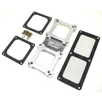 Billet Dual Carb Adaptor - Suit 4150 Carburettor, Sideways Mount