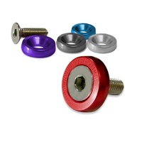 Purple Billet Washer/Bolt Set 5 Screws 6 x 20 mm