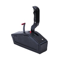B&M Stealth Pro Ratchet Shifter Fits 3 & 4 speed GM, Ford & Chrysler transmissions Pistol grip Black BM81120