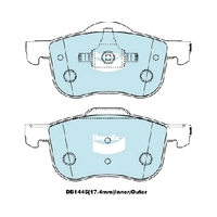 Bendix Front Brake Pads (DB1445GCT)