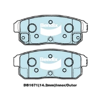 Bendix Rear Brake Pads (DB1671GCT)