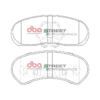 DBA DB1045SP Street Performance Brake Pad Set Front