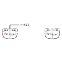 DBA DB1176SS Street Series Brake Pad Set Front