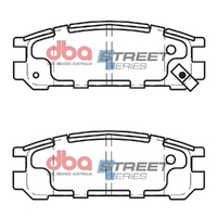 DBA DB1186SS Street Series Brake Pad Set Rear