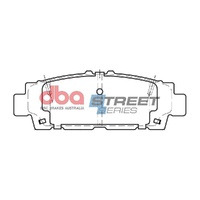 DBA DB1234SS Street Series Brake Pad Set Rear