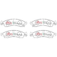 DBA DB1353XP Xtreme Performance Brake Pad Set Front