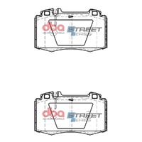 DBA DB1453SS Street Series Brake Pad Set Front