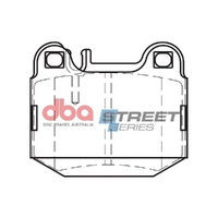 DBA DB1461SS Street Series Brake Pad Set Rear