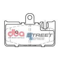 DBA DB1497SS Street Series Brake Pad Set Rear