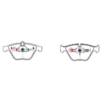 DBA DB1498SS Street Series Brake Pad Set Front