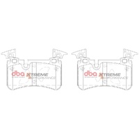 DBA DB15037XP Xtreme Performance Brake Pad Set Rear