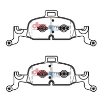DBA DB15060SS Street Series Brake Pad Set Front