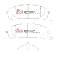 DBA DB15067SP Street Performance Brake Pad Set Front