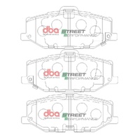 DBA DB15100SP Street Performance Brake Pad Set Front