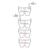 DBA DB15110XP Xtreme Performance Brake Pad Set Front