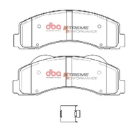 DBA DB15121XP Xtreme Performance Brake Pad Set Front