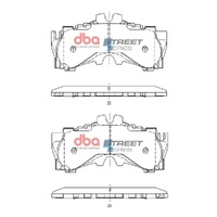 DBA DB15150SS Street Series Brake Pad Set Front