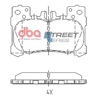 DBA DB15151SS Street Series Brake Pad Set Rear