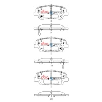 DBA DB15157SS Street Series Brake Pad Set Rear