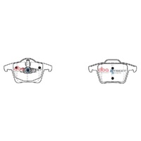 DBA DB1659SS Street Series Brake Pad Set Rear