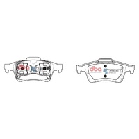 DBA DB1665SS Street Series Brake Pad Set Rear