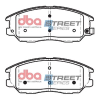 DBA DB1684SS Street Series Brake Pad Set Front