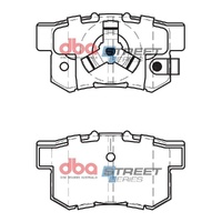 DBA DB1728SS Street Series Brake Pad Set Rear
