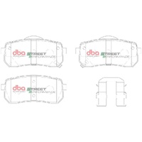 DBA DB1957SP Street Performance Brake Pad Set Front