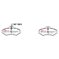 DBA DB1961SS Street Series Brake Pad Set Rear