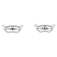 DBA DB1996SS Street Series Brake Pad Set Rear