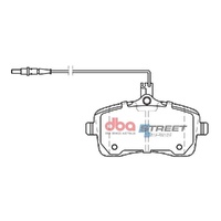 DBA DB2025SS Street Series Brake Pad Set Front